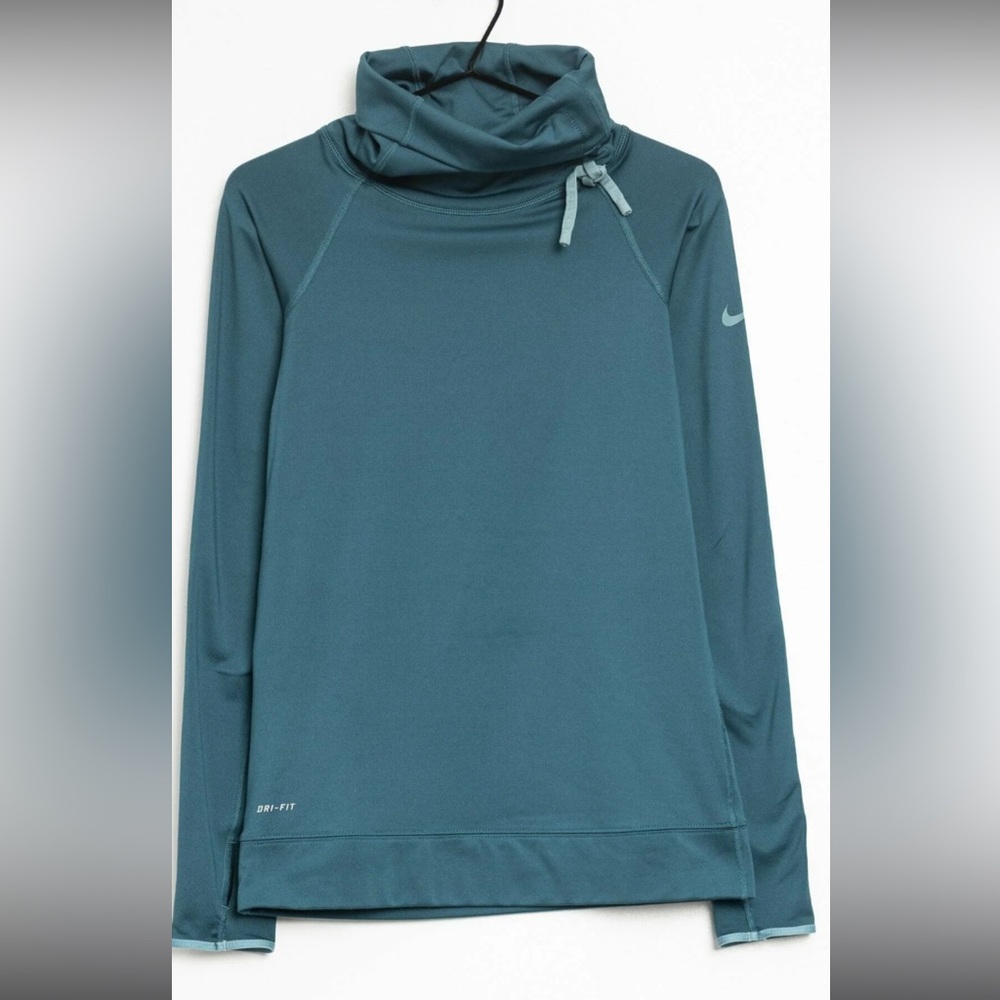 Nike Dri-fit Long Sleeve Mock Neck Pullover Size Medium
